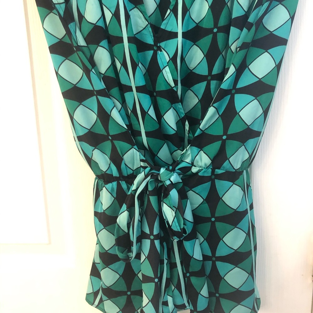 Ann Taylor faux wrap blouse